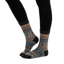 Vintage Winter Cozy Crew Socks, 6 Piece