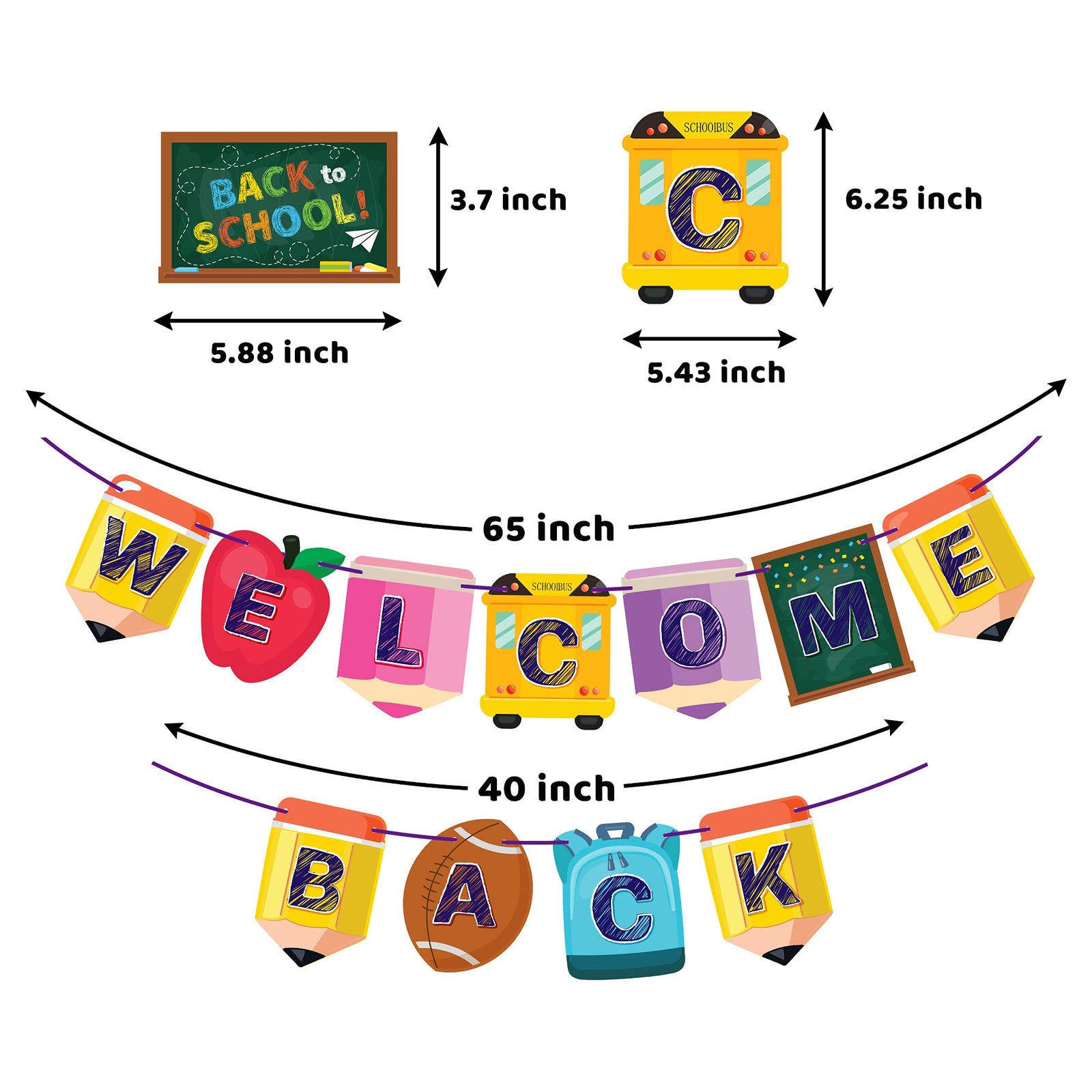 JOYIN | Welcome Back Banner & Swirl