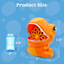 SLOOSH - Orange Dinosaur Bubble Machine