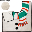 10 Pcs Santa and Snowman Bathroom Decoration