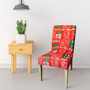 4 Piece Christmas Stretch Chair Covers