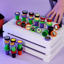 Halloween Assorted Stamps Kids Self-Ink Stamps, 50 Pcs
