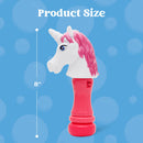 2 Pcs Cute Unicorn Bubble wands with 2 Bottle of 50ML Bubble Solutions