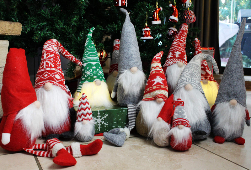 Grey Christmas Gnome Swedish Santa Tomte