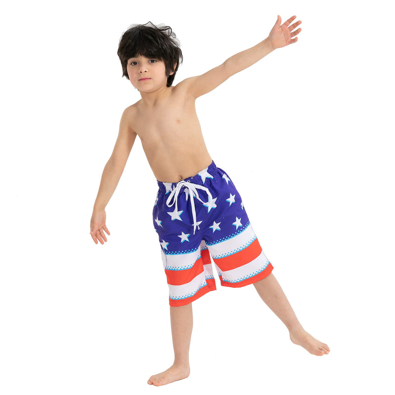 Kids Swim Trunk (American Flag)