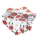 Christmas Flower Table Runner