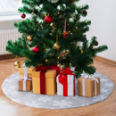 36in Jacquard Cashmere Snow Flake Tree Skirt