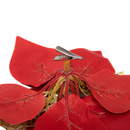 22 Artificial Poinsettia Christmas Flowers
