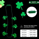 St Patrick's Day LED Shamrock Necklace Set, 6 Pcs