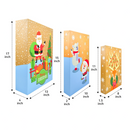 Kraft Alike Assorted 3 Dimensions Shirt Gift Set of Boxes with Cute & Generic Design Set with Stickers, 24 Pcs