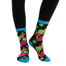12 Pairs Paint Splash Patterned Crew Socks