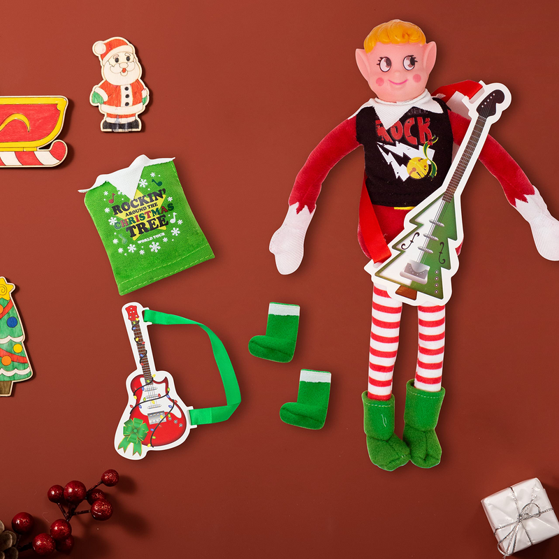 Santa  Rock N Roll Set for Elf Doll Creative version