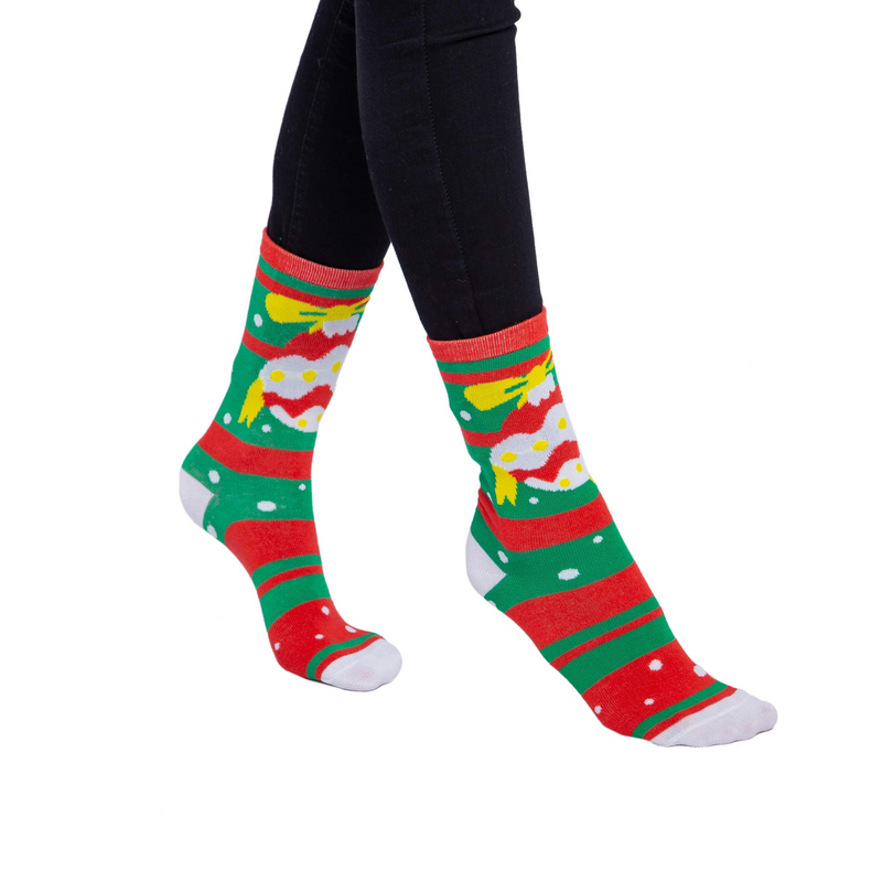 12 Pairs Soft Cotton Christmas Socks