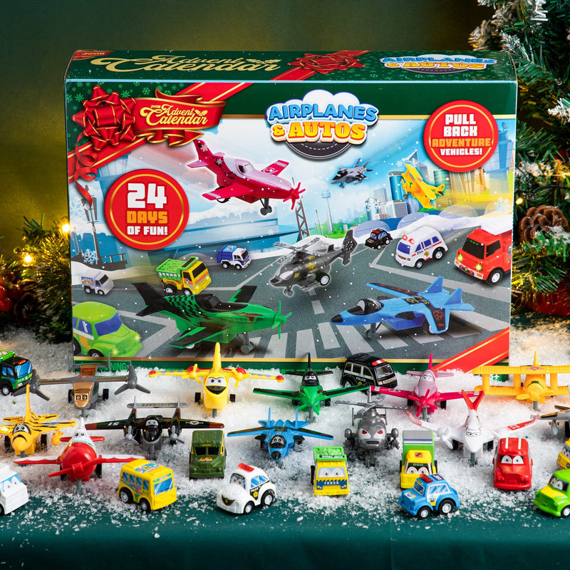 Advent Calendar Pull-back Airplanes