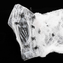 400sqft Stretch Spider Web And Extra 60 Rubber Fake Spiders