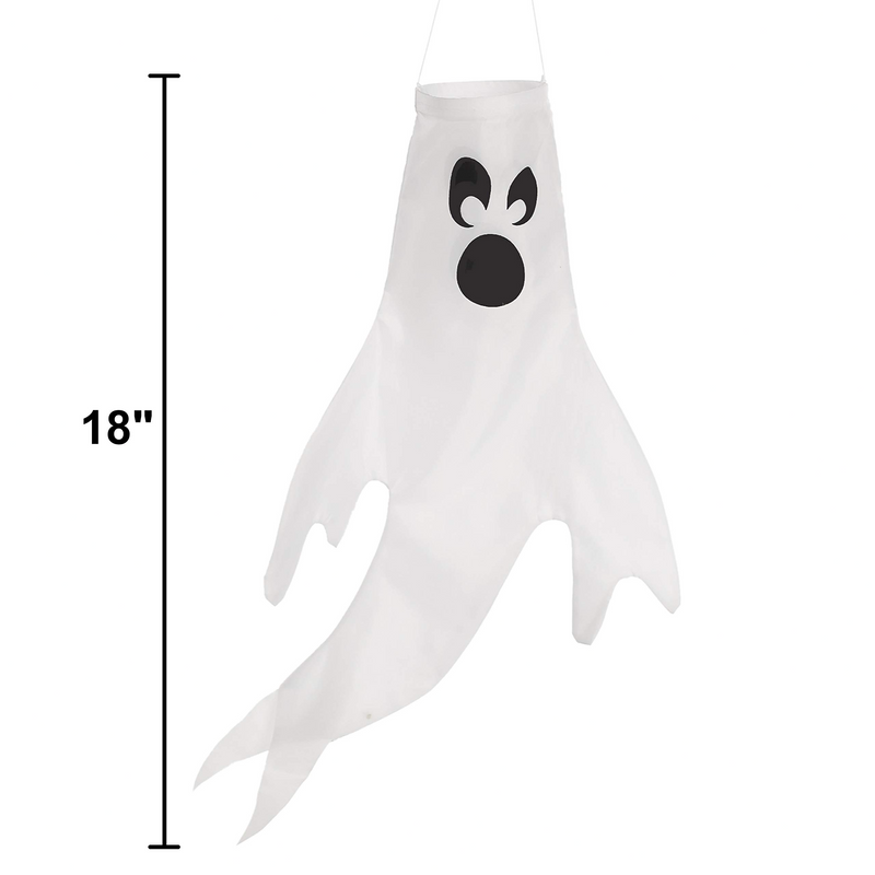 18in Halloween Ghost Windsock, 3 Pack