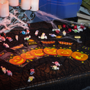 Pumpkin Shaped Halloween Treat Bags, 120 Pcs