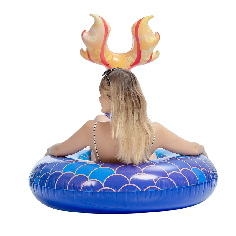 SLOOSH- Inflatable Mermaid Tail Pool Float