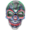 Halloween Cosplay Led Mask Light Up Scary Skull Mask