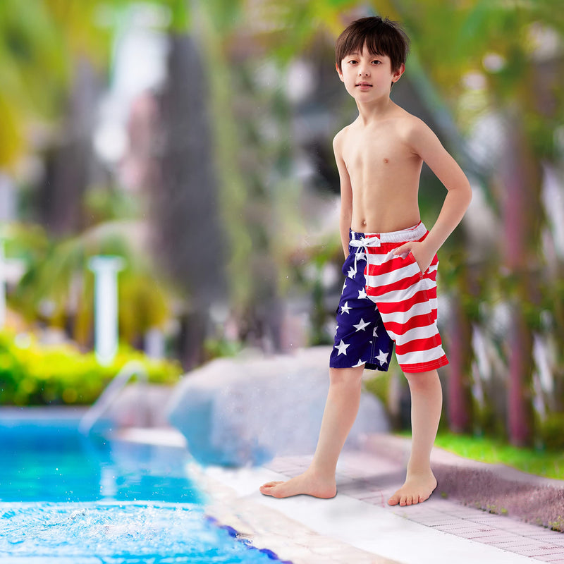 Kids Swim Trunk (USA Flag)