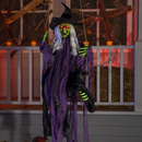 2 Packs Halloween Lighted Swinging Pumpkin & Witch