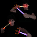 8 Hanging Wands with 8 Weapon Wands, Halloween Glow Sticks Set