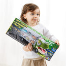 13Pcs Dinosaur Transport Carrier Truck with Mini Car Set