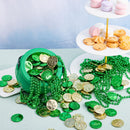 St Patrick's Green Cauldrons with Bead Necklaces and Coins