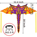 3D Dragon Kite with Tail