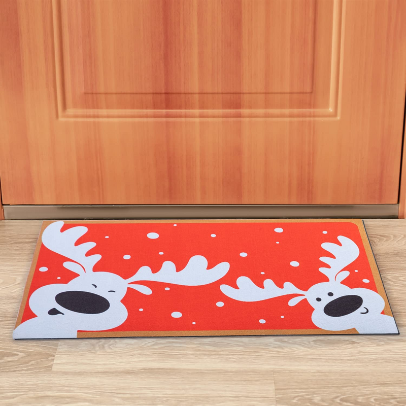 Peeking Reindeer Doormat