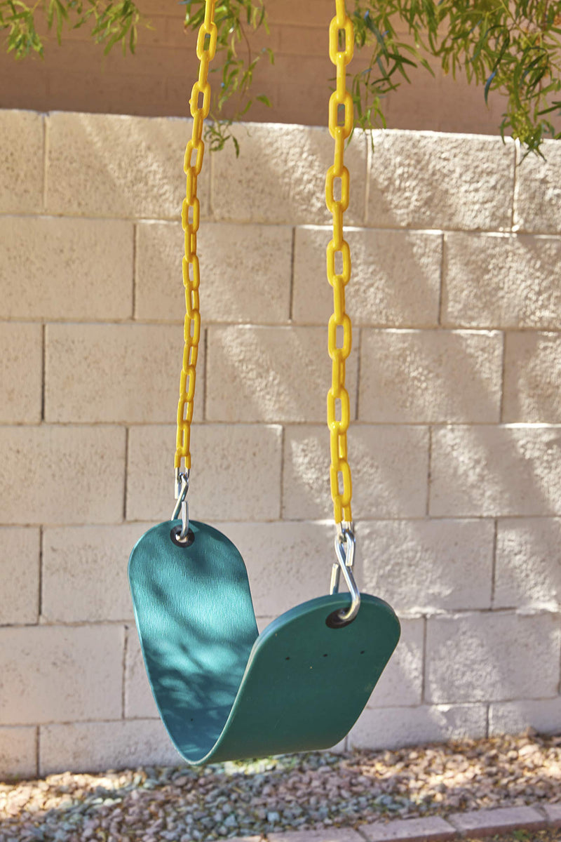 TURFEE -  Green Swing Seats with 66in Chain,  2 Pack