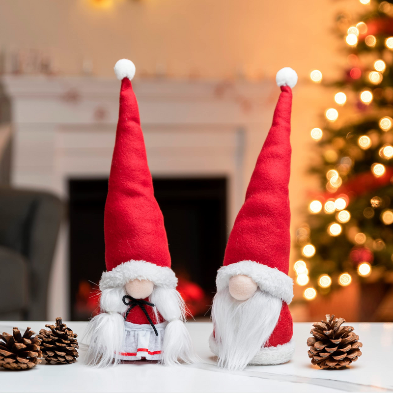 Santa Couple Gnome