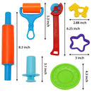 44 Pieces Clay Dough Tools Kit With Models And Molds.