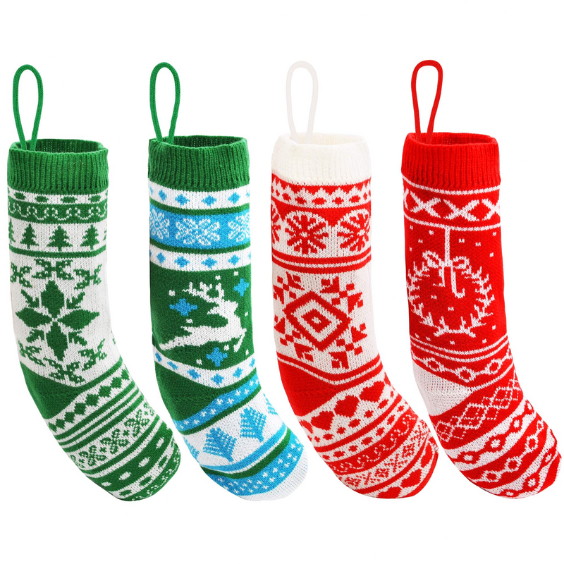 4 Pack 18in Christmas Stockings