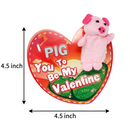 28Pcs Kids Valentines Cards with Animal Finger Puppet Set-Classroom Exchange Gifts