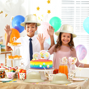 Jungle Theme Animals Explorer Party Hat, 24 Pcs