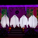 27.5in Hanging Ghosts, 4 Pack
