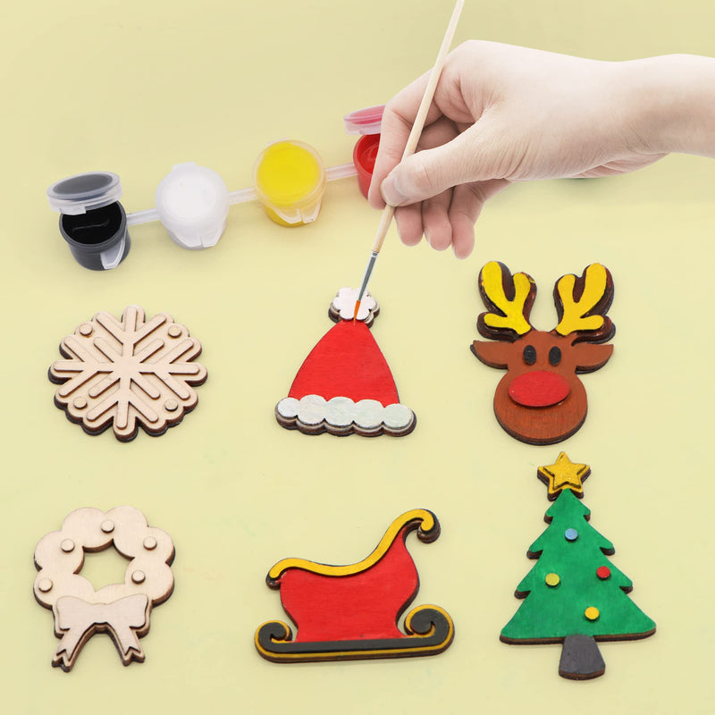 Christmas Wooden Magnet Creativity Arts & Crafts Painting Kit