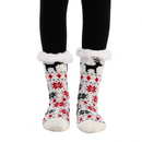 2 Piece Women's Fleece Lining Fuzzy Soft Slipper Socks