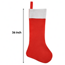 4 Piece 36in Jumbo Felt Christmas Stockings