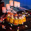 Pumpkin Shaped Halloween Treat Bags, 120 Pcs