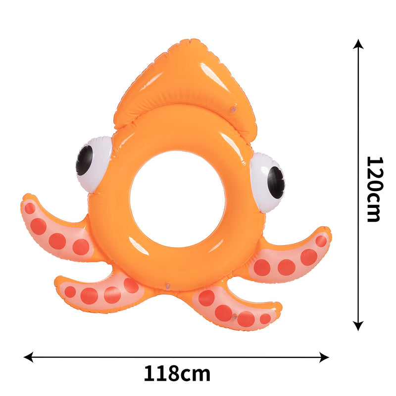 SLOOSH - Squid Pool Tube (Orange)