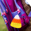 Halloween Tie Dye Bubble Toy in 3 Designs, 6 Pcs