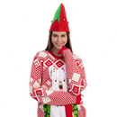 Unisex Christmas Elf Felt Hats, 3pcs
