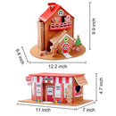 Christmas EVA Foam Gingerbread House, 2 Pack