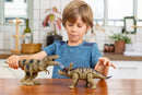 2 in 1 Dinosaurs (T-rex & Triceratops), 2 Pack