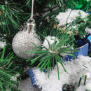 10 Oz Artificial Dry Plastic Snow, 2 Pack