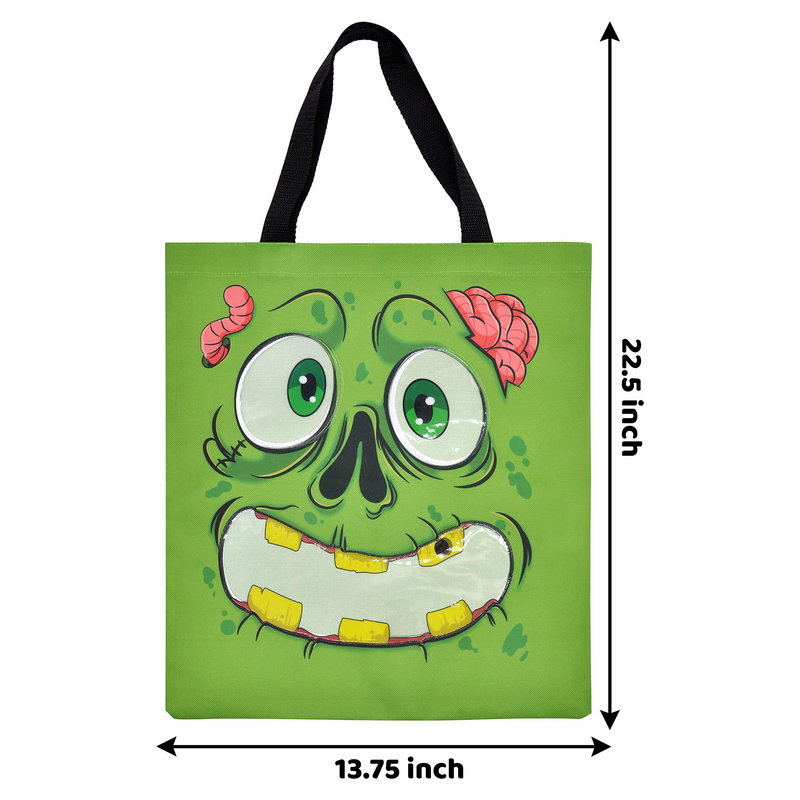Spooky Grocery Bags (See-through), 3 Pcs