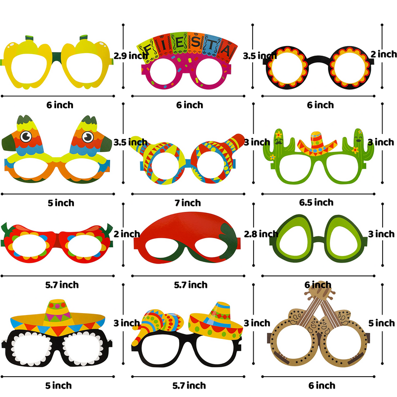 Cinco De Mayo Paper Eyeglasses