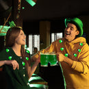 St Patrick's Day LED Shamrock Necklace Set, 6 Pcs